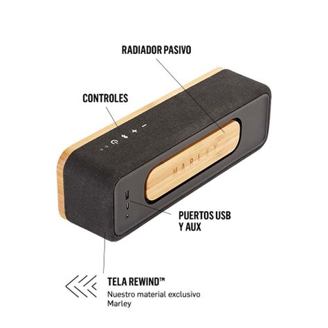 Parlante Bluetooth Get Together Mini Signature Black-2