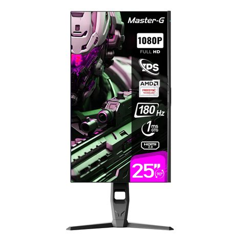 Monitor Gamer 25" FHD IPS Pivote 90 180Hz 1Ms MGMG2540-1