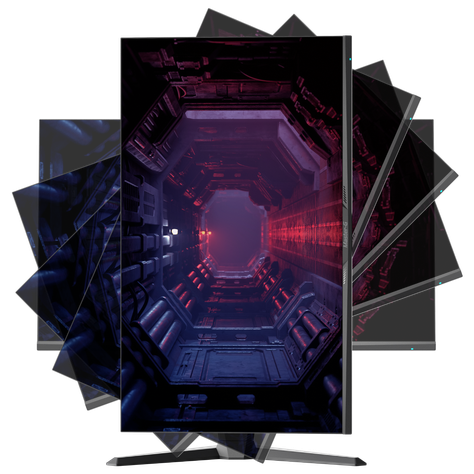 Monitor Gamer 25" FHD IPS Pivote 90 180Hz 1Ms MGMG2540-9