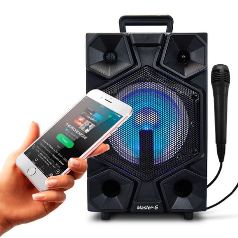 Parlante Karaoke Portátil Bluetooth Master G 8  SPB8B-2