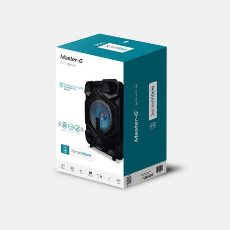 Parlante Karaoke Portátil Bluetooth Master G 8  SPB8B-5