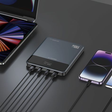 Cargador Slim Portátil Notebook 20000Mah 110W PD Master-G-1
