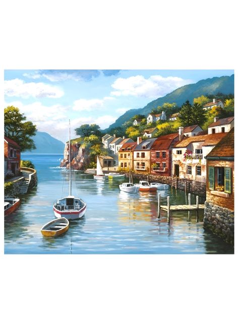 Pintura por Números - Lindo Paisaje-0