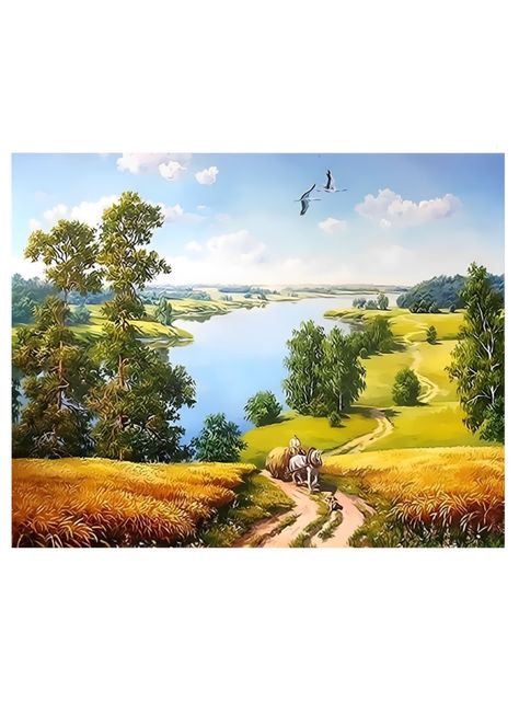 Pintura por Números; Hermoso Paisaje-0