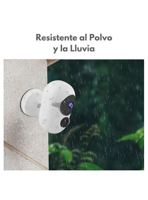 Cámara de Vigilancia con Baterías, Compatible con Alexa-1