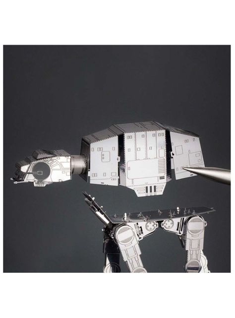 Puzzle 3d De Metal - Star Wars, Transporte Acorazado AT - AT-2