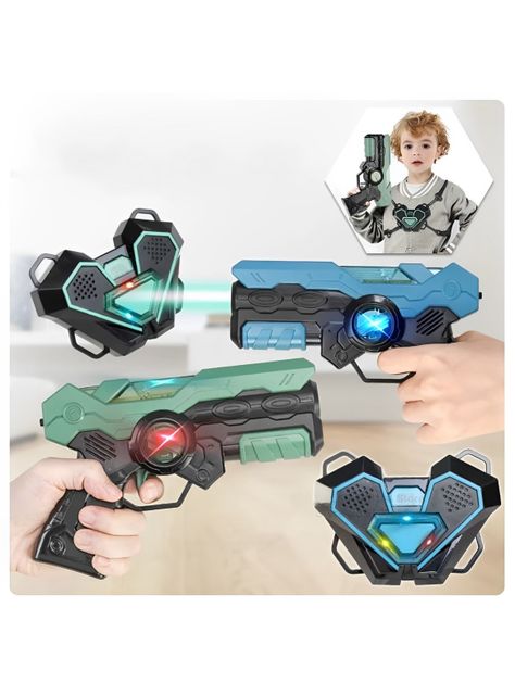 Juego De Pistolas Laser Tag, 2 Pistolas y 2 Objetivos-1