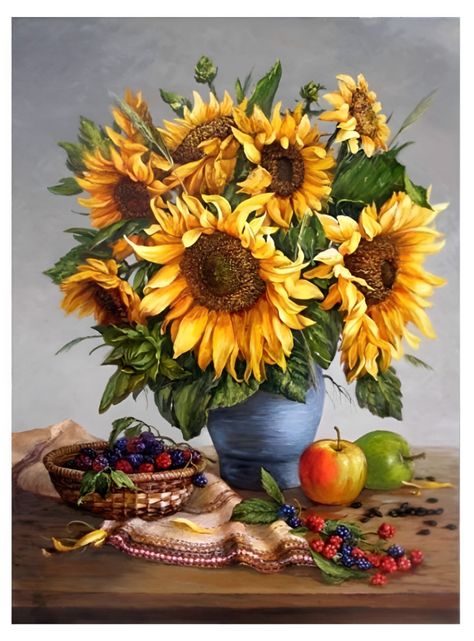 Pintura por Números - Girasoles-0