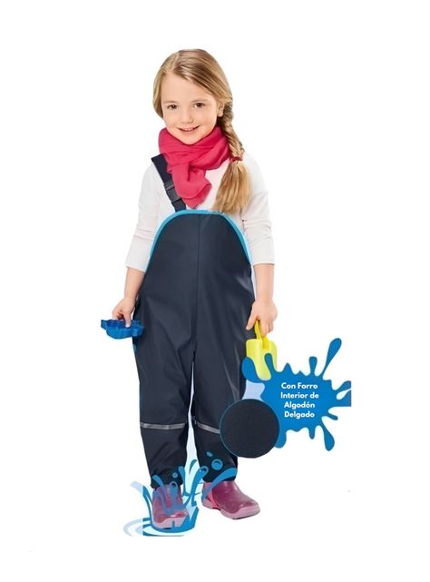 Jardinera Impermeable para Niños/as-2