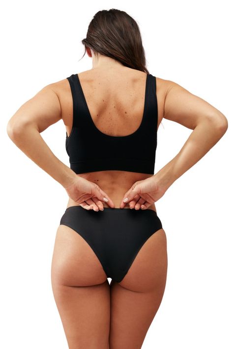 Pack 3 Bikini Microfibra Sin demarcación NEGRO-2