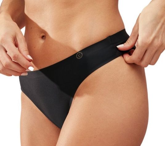 Pack 3 Bikini Microfibra Sin demarcación NEGRO-4