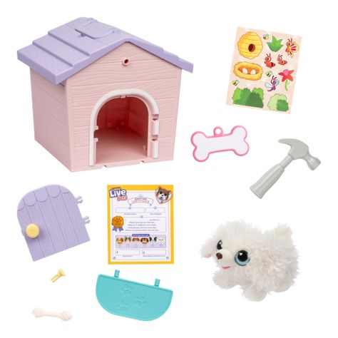 Little Live Pets Casa Perrito Set Juego Mini Sorpresa-3