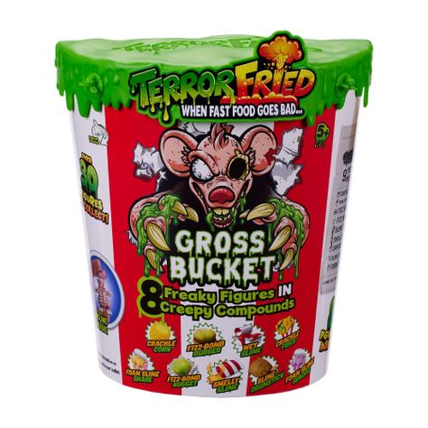 TERROR FRIED BARF BUCKET 8 FIGURAS COLECCIONABLES -0