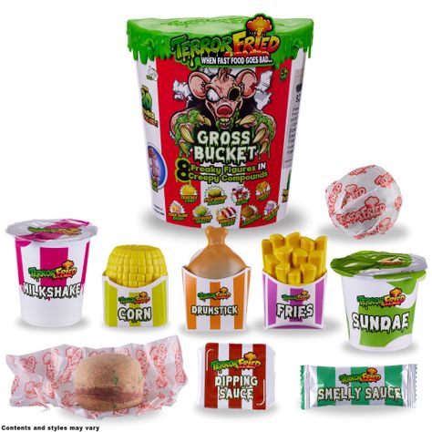 TERROR FRIED BARF BUCKET 8 FIGURAS COLECCIONABLES -1