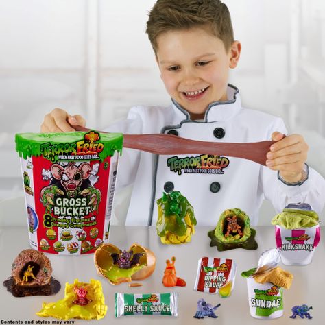 TERROR FRIED BARF BUCKET 8 FIGURAS COLECCIONABLES -4
