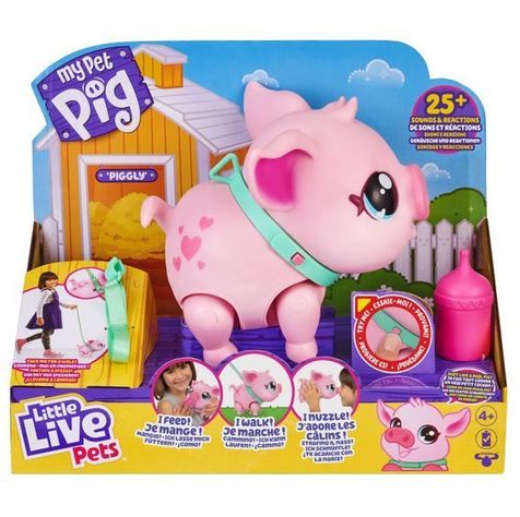 Little Live Pets  Piggly | Cerdo De Juguete Interactivo-0