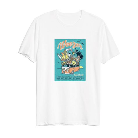 Polera Weezer Live Summer Tour-0