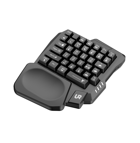 Teclado Gamer Una Mano Retroiluminado RGB Urbano-3