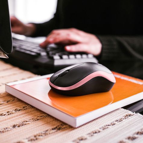 Mouse óptico inalámbrico Rose Gold Urbano-3