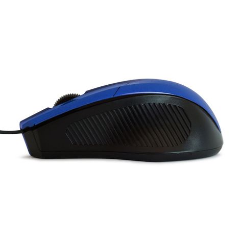 Mouse óptico alámbrico Azul Urbano-2