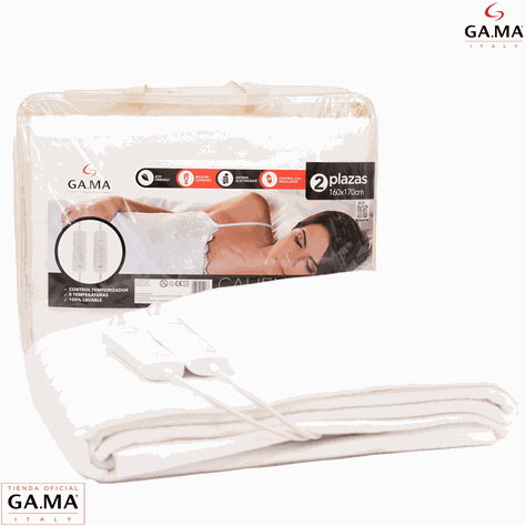 Calienta Cama Gama 2 Plazas De Polyester Con 8 Temperaturas-4