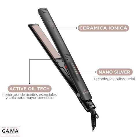 Pack Secador Y Alisadora Gama Chía Active Oil Technology-3