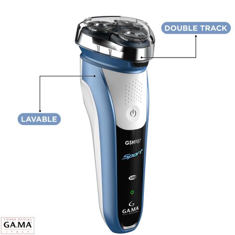 Afeitadora Gama Gsh987 Sport Usb Apta Para Ducha Inalámbrica-3