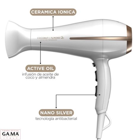 Pack Trio Secador + Alisador + Cepillo Gama Coconut & Almond-5