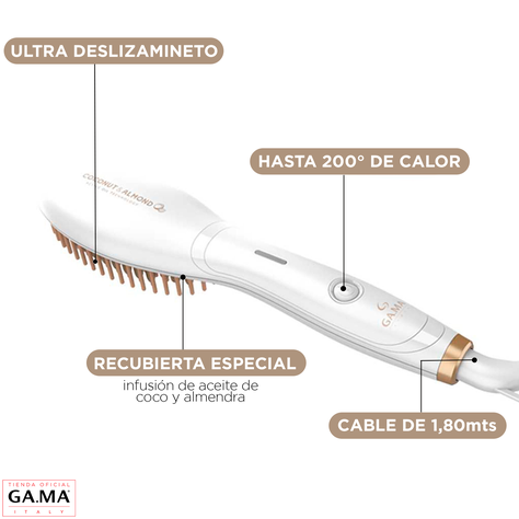 Pack Trio Secador + Alisador + Cepillo Gama Coconut & Almond-6