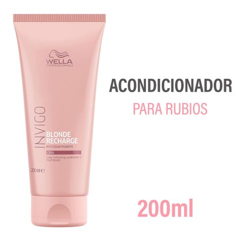 Acondicionador Wella Invigo Cool Blond 200 Ml Especial Rubio-1
