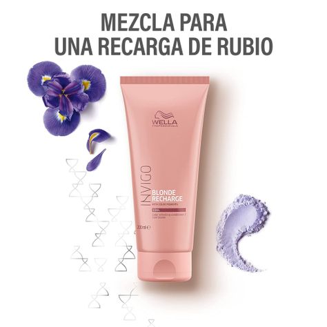 Acondicionador Wella Invigo Cool Blond 200 Ml Especial Rubio-2
