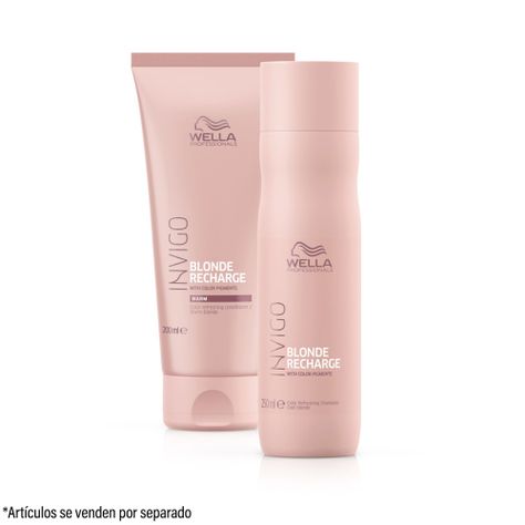 Acondicionador Wella Invigo Cool Blond 200 Ml Especial Rubio-4