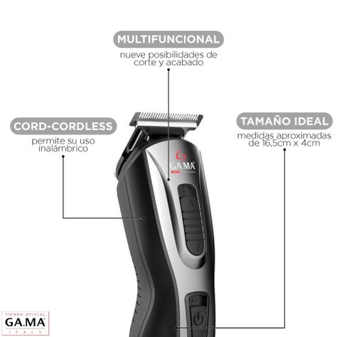 Cortapelos Clipper Multistyler Gama Gcx Master Inalámbrico-2