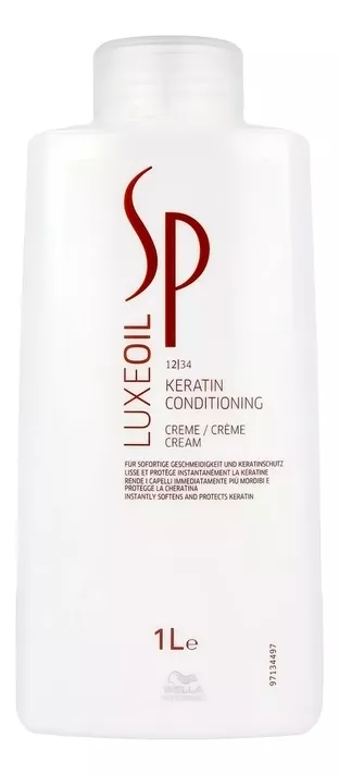 Acondicionador Wella Sp Luxeoil Keratin Cream 1000 Ml-0