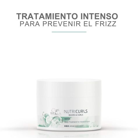 Mascarilla Nutritiva Wella Nutricurls Para Pelo Rizado 150ml-2