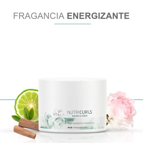 Mascarilla Nutritiva Wella Nutricurls Para Pelo Rizado 150ml-3
