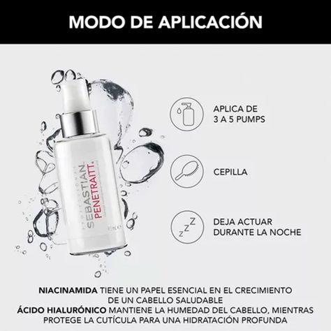  Sérum Capilar Reparador Nocturno Sebastián Professional Ácido Hialurónico 95ml -2