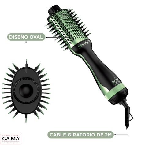 Cepillo Gama Stylish Avocado 3d Secador Voluminizador-2