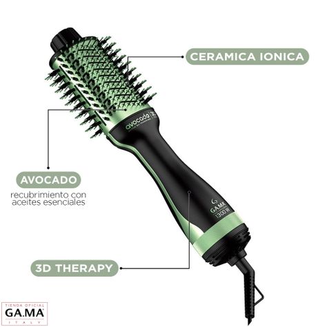 Cepillo Gama Stylish Avocado 3d Secador Voluminizador-3