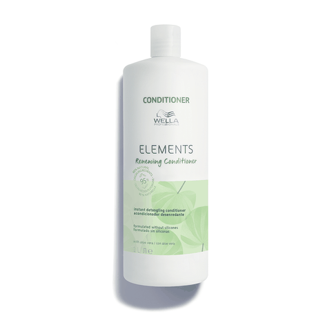 Acondicionador Wella Elemets 1 Litro Aloe Vera Sin Siliconas-0