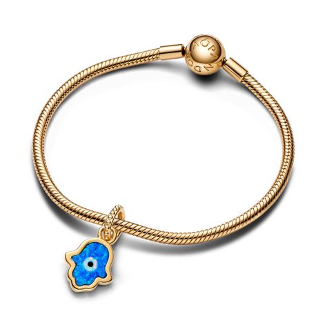 Charm Colgante Hamsa Azul-1