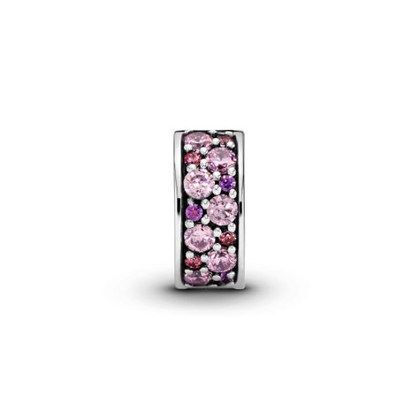 Clip en Plata con Agarre de Silicona Mosaico Brillante-0