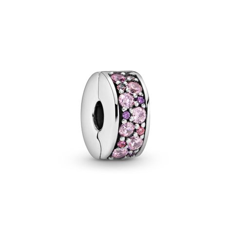 Clip en Plata con Agarre de Silicona Mosaico Brillante-1