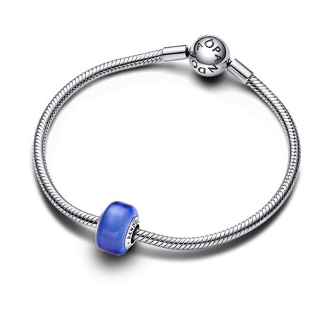 Charm Mini Cristal de Murano Azul-1