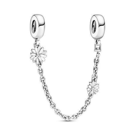 Gift Set Pulsera con Cadena De seguridad Margaritas-1