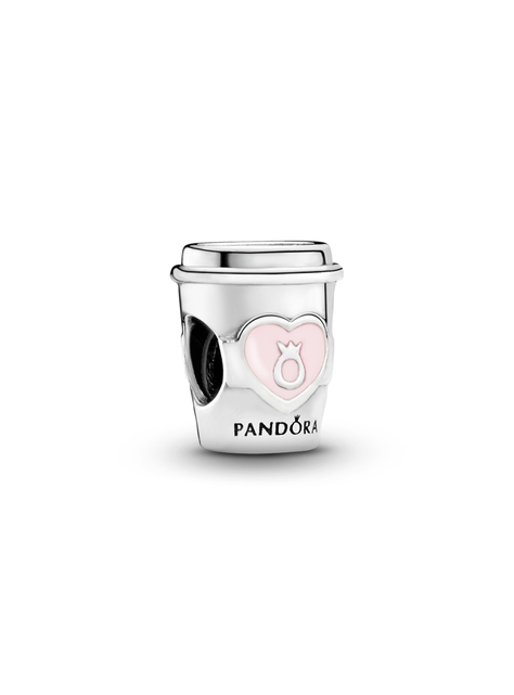 Charm en Plata Café para Llevar Esmalte Rosado-0