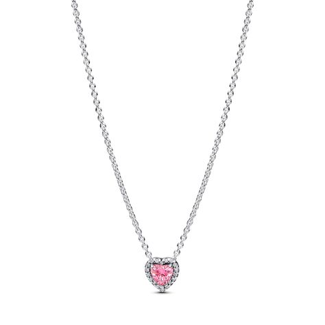 Collar en Plata Corazón en Relieve-0