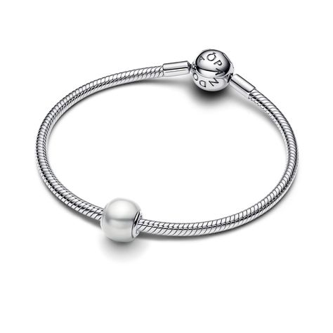 Charm Blanco en Plata Redondo-2