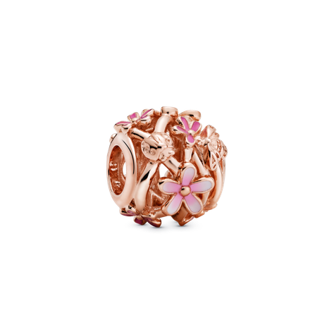 Charm Margarita Rosa Openwork-0