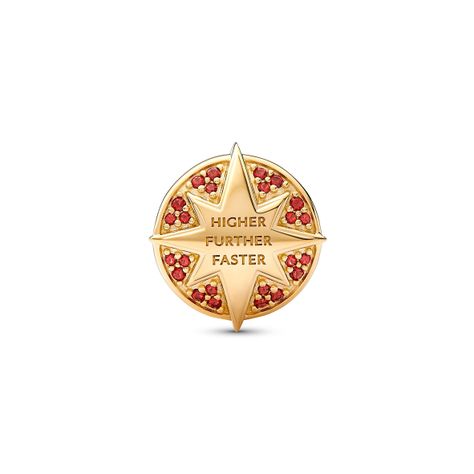 Charm Shine Marvel Capitana Marvel Insignia Cristal Multicolor-1